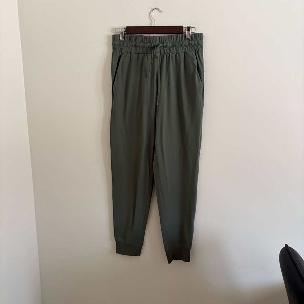 Members Mark Women’s Small Jogger Pants Green Sporty Tapered